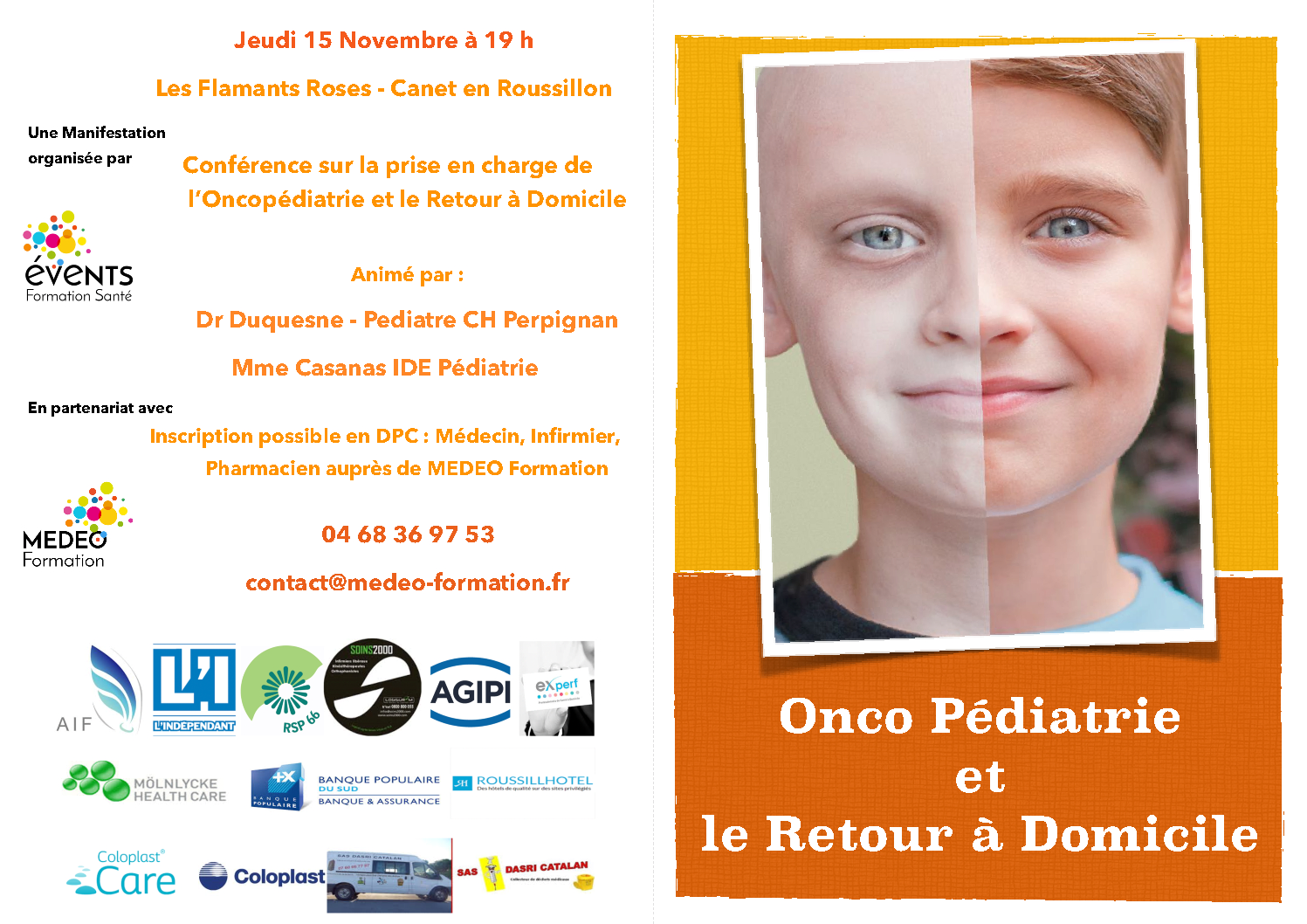 Conférence sur la prise en charge de l’onco pédiatrie à domicile – Novembre 2018